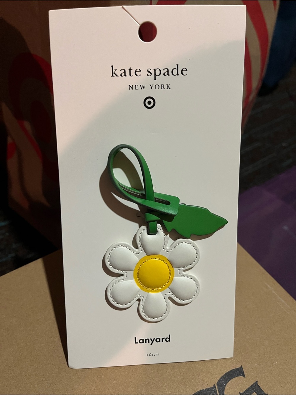kate spade flower bag charm
